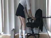 Sissy school gurl plays with herself