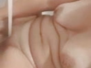 Fingers in Pussy, MILF Shaved Pussy, Fingering Bathroom, Orgasm