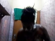 My Nigerian girlfriend showering