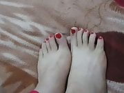 (1) My asian GF's feet, toes and soles! Chinese foot fetish!