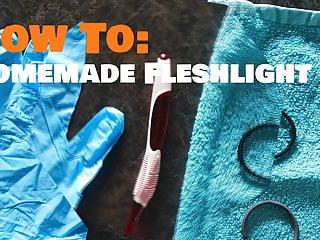 Homemade Fleshlight, Masturbation, Cumshot, Sex Videoe