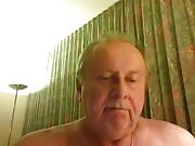 grandpa cum on webcam