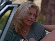 Kate Vernon has sex in car in the forest
