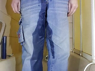 wetting jeans