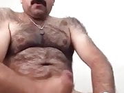 Moustached arab dad strokes his tool (No cums)