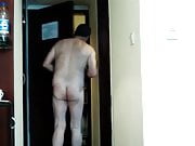 Answer Door Naked