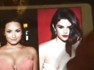 Selena Gomez &amp; Demi Lovato Cum Tribute