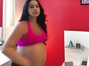 Pregnant big dancing