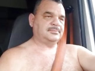 Daddy in car