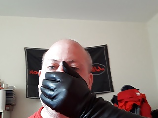 New leather gloves cum 