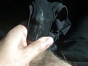 SD dirty panties: Black with thick dried juices