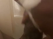 Washing my cock