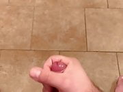 Uncut Pre-shower Jerk Off