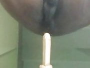 BlackAmazonCd dildo underneath 3