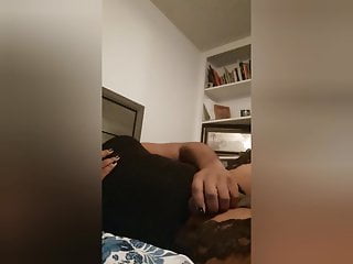 Sissy Plays With Fat Pussy, Titties And Jerks Her Clitty