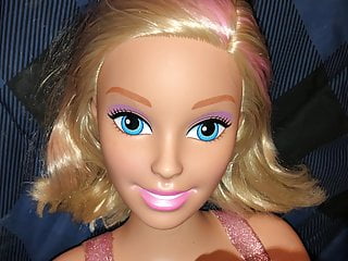 Cum On Barbie Styling Head 2