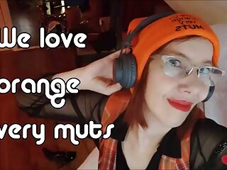 Ass, Mature Glasses, Orange, MILF Glasses