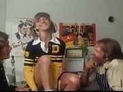 Marilyn Chambers As A Cheerleader Takes On 2 Guys