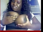 Ebony bbw on cam with great titties