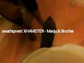 Manju, Amateur, Handjob, Not My Brother