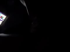 Sucking Huge BBC in the dark sneaky link (gagging and noisy)