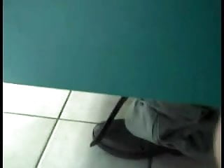 Under Stall Suck And Cum