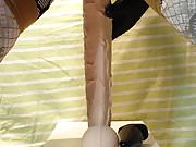 Dildo buggered in asshole smashed