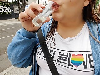 My Whore Likes To Drink My Cum In Public After Using Her Throat As A Vagina