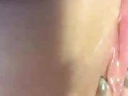 Massaging My Pink Pussy Close Up Clip