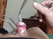 A cumshot in foreskin 