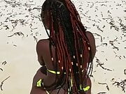 African goddess - At the beach