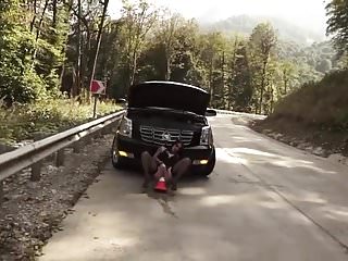 Masturbating, Masturbate, On the Road, Girl on Girl Masturbation