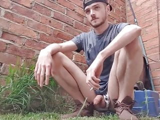 Smoking Wanking And Pissing Outdoors