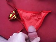 Cumming on the Girlfriends Panties while she's out of town