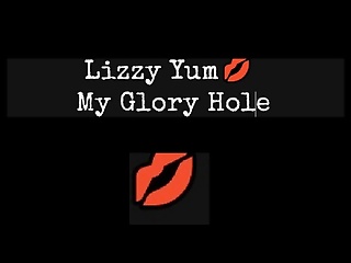 Lizzy Yum gloryhole - camera hole in wall, bedroom, post-op masturbation, bed, gloryhole #5