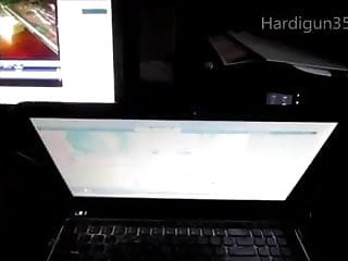 Darla peeks at Massive Cum Load