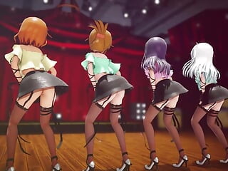Mmd R-18 Anime Girls Sexy Dancing (clip 28)