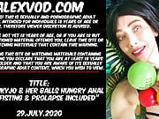 Hotkinkyjo & her balls hungry anal hole. Fisting & prolapse 