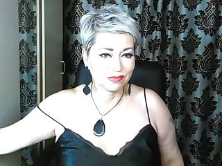  Mature slutty bitch AimeeParadise in a private show ...