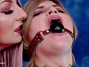 Sexy slow gag games, Arya Grander and her submissive girl