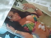 CUM on Nanci selfie in hot bikini