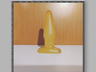 Ligia Cyberslut, Latex Version, Profit With Her Yellow Jelly Anal Plug