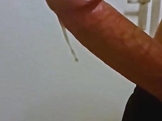 Huge white cock dripping with cum...