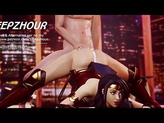 Wonder Woman Hentai, Hentai, 60 FPS, Twice