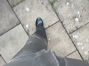 Walking in leather and boots