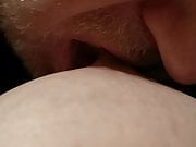 Close up Tit teasing
