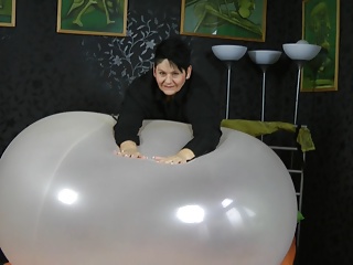 Big Tit Amateur, Balloons, Saggy Tits, Fetish