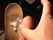 Cumming to a scholl sandal