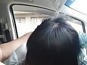 girl blowjob her boyfriend in car