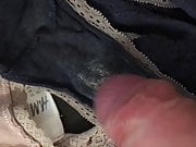 Found mom's dirty panties so I cum in them